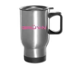 Load image into Gallery viewer, GRÜVN Travel Mug - Pink - silver