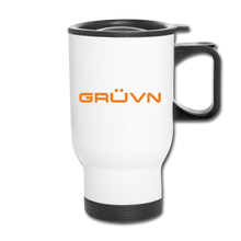 Load image into Gallery viewer, GRÜVN Travel Mug - Orange - white