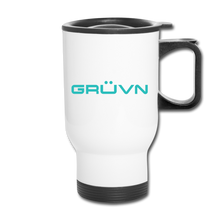 Load image into Gallery viewer, GRÜVN Travel Mug - Blue - white