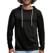 Load image into Gallery viewer, GRÜVN Unisex Lightweight Terry Hoodie - Black - charcoal gray