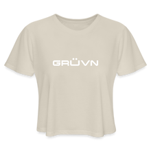 Load image into Gallery viewer, GRÜVN Women's Cropped T-Shirt (Suarez on back) - 3 Colors - dust