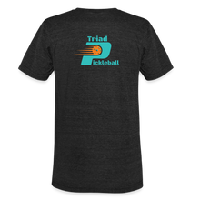 Load image into Gallery viewer, GRÜVN Unisex Tri-Blend T-Shirt - White with Triad (5 styles) - heather black