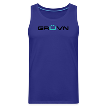 Load image into Gallery viewer, GRÜVN Men’s Premium Tank - Blue Logo (6 Colors) - royal blue