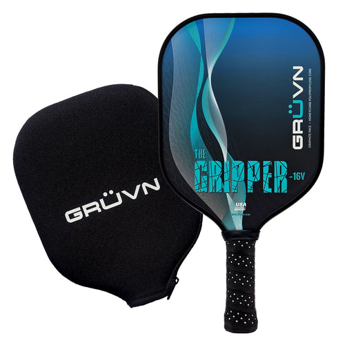 GRUVN GRIPPER-16V pickleball paddle graphite wide body short handle