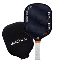 Load image into Gallery viewer, GRUVN LAZR-16S Kevlar carbon fiber pickleball paddles blue standard wide body 16mm
