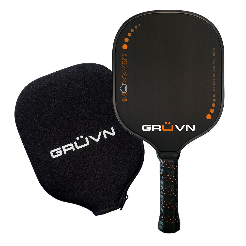 GRUVN MUVN-13S wide body thermoformed pickleball paddle 13mm T700 carbon fiber 