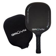 Load image into Gallery viewer, GRUVN MUVN-16S thermoformed carbon fiber pickleball paddle standard shape 16mm core mint green

