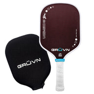 GRUVN LAZR-16HD Solid Foam pickleball paddle Hybrid shape Laser Full Foam Core red