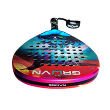 Load image into Gallery viewer, GRÜVN GREAT BUSTARD 1.0 18K Diamond Padel Racket - Vivid
