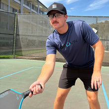 Load image into Gallery viewer, GRUVN pickleball protective eyewear glasses black frame interchangeable lens
