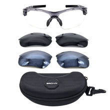 Load image into Gallery viewer, GRUVN protective eyewear pickleball goggles glasses interchangeable lens
