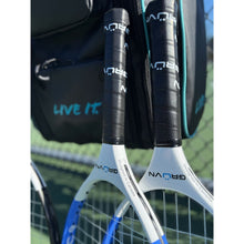 Load image into Gallery viewer, GRÜVN Rally Racket HAVOC Not official TYPTI racket blue and white
