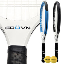 Load image into Gallery viewer, GRÜVN Rally Racket Set - HAVOC (2 rackets, 2 balls)
