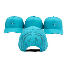 Load image into Gallery viewer, GRUVN snapback hate teal blue pickleball
