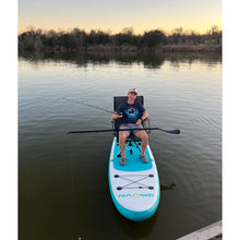 Load image into Gallery viewer, Paddle board for fishing on a chair GRUVN inflatable SUP
