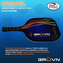 Load image into Gallery viewer, Pickleball Paddle Composite USAPA Approved Launch-C GRUVN 
