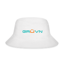 Load image into Gallery viewer, GRÜVN Bucket Hat - Teal Blue &amp; Orange Logo (5 Colors) - white
