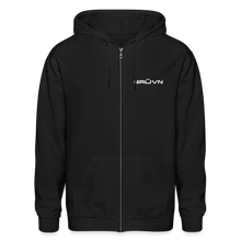 Load image into Gallery viewer, GRÜVN Gildan Heavy Blend Adult Zip Hoodie - White (6 Styles) - black
