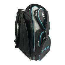 Load image into Gallery viewer, Bbackpack laptop sleeve GRUVN pickleball bag racquet bag black blue
