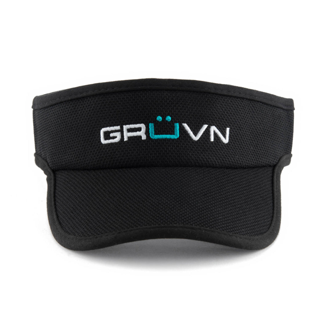 Black GRUVN visor for women and men