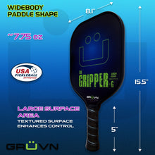Load image into Gallery viewer, Best Pickleball Paddle Graphite USAPA Approved Gripper-G GRUVN 
