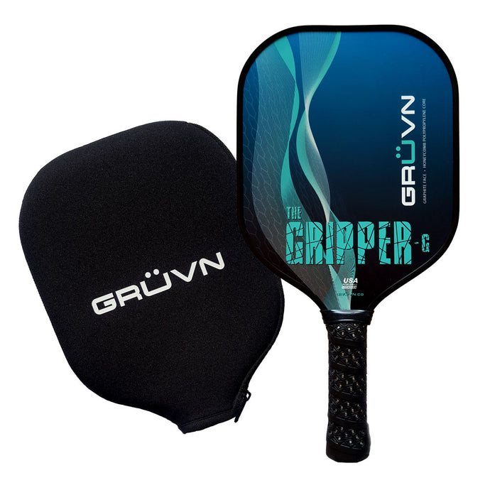 Pickleball Paddle Graphite USAPA Approved GRUVN Gripper-G 3D grip