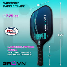 Load image into Gallery viewer, Best Pickleball Paddle Graphite USAPA Approved GRUVN Gripper-G

