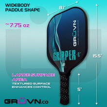 Load image into Gallery viewer, Pickleball Paddle Graphite widebody GRUVN  Gripper-G16 USAPA Approved
