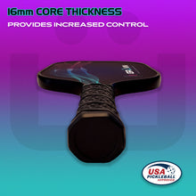 Load image into Gallery viewer, Pickleball paddles graphite 16mm core thickness GRUVN Launch-G16
