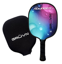 Load image into Gallery viewer, Pickleball paddle graphite round 16mm GRUVN Rounder-G16
