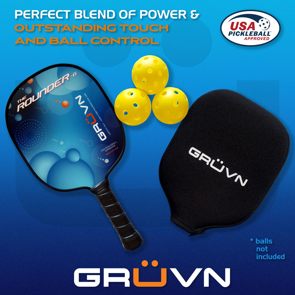 Pickleball-Paddel Set Von A11N – 2 Paddel, 4 Bälle, Tasche, USAPA-zugelassen, Graphit & Polymer-Kern