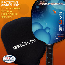 Load image into Gallery viewer, GRÜVN Rounder-G Pickleball Paddle Graphite USAPA Approved 
