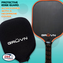 Load image into Gallery viewer, Carbon fiber pickleball paddle edge guard 13mm standard GRUVN RAW-13S
