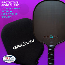 Load image into Gallery viewer, T700 raw carbon fiber round pickleball paddle GRUVN RAW-16R

