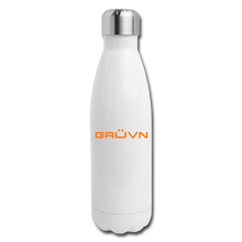 Load image into Gallery viewer, GRÜVN Insulated Stainless Steel Water Bottle - Orange (3 Styles) - white
