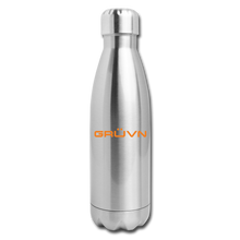 Load image into Gallery viewer, GRÜVN Insulated Stainless Steel Water Bottle - Orange (3 Styles) - silver
