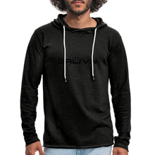 Load image into Gallery viewer, GRÜVN Unisex Lightweight Terry Hoodie - Black - charcoal gray
