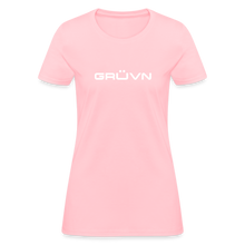 Load image into Gallery viewer, GRÜVN Women&#39;s T-Shirt - White Logo (11 Colors) - pink
