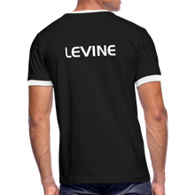 Load image into Gallery viewer, GRÜVN Men&#39;s Ringer T-Shirt - LEVINE - black/white
