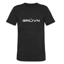 Load image into Gallery viewer, GRÜVN Unisex Tri-Blend T-Shirt - White (5 styles) - heather black

