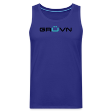 Load image into Gallery viewer, GRÜVN Men’s Premium Tank - Blue Logo (6 Colors) - royal blue
